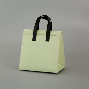 Sacs isothermes jetables personnalisables avec logo, en non-tissé et feuille d'aluminium, avec poignée et fermeture adhésive, expédition rapide - Product Image 1