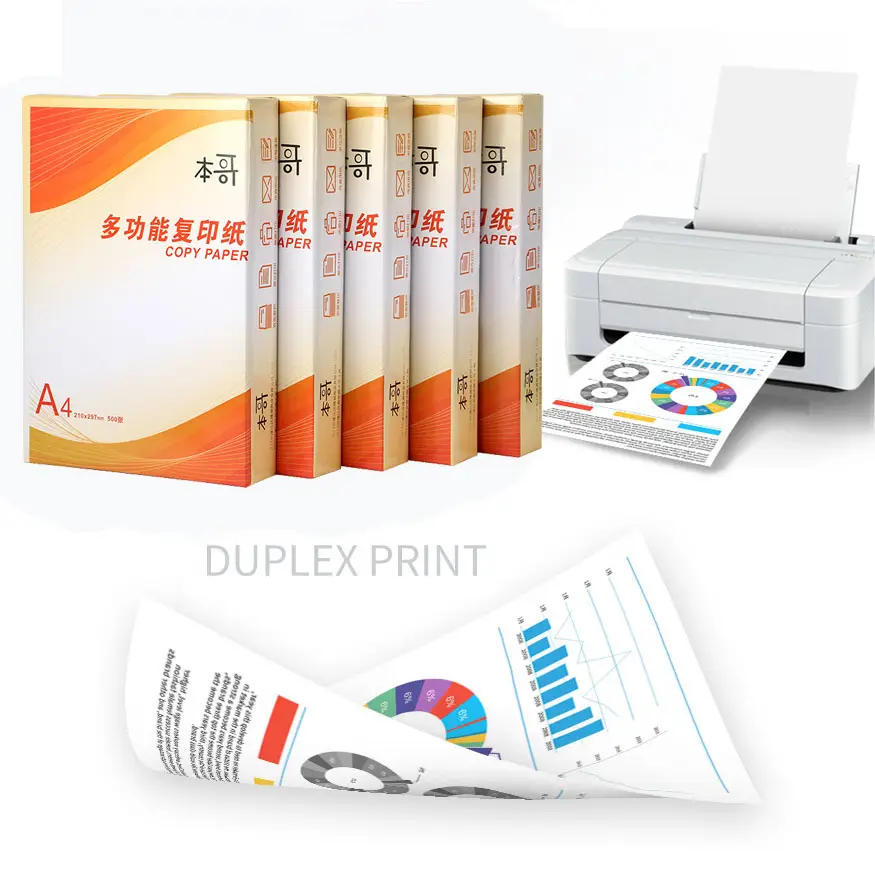 ए4 पेपर निर्माता डबल ए4 कॉपी 80 जीएसएम / सफेद ए4 कॉपी पेपर ए4 पेपर 70 ग्राम 80 ग्राम