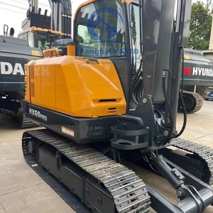 Escavadora Mini Hyundai 60 Usada 100% Original Preço Acessível Baixas Horas de Trabalho Escavadora Hyundai de 6 Toneladas à Venda - Product Image 5