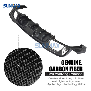 Kit de carrocería de modificación de coche de labio difusor de parachoques trasero de fibra de carbono Real para <span class=keywords><strong>Audi</strong></span> <span class=keywords><strong>RS3</strong></span> 8V <span class=keywords><strong>Sedan</strong></span> 2017 2018 <span class=keywords><strong>2019</strong></span> - Product Image 2