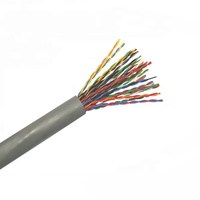 Cable de teléfono de entierro directo 20 pares 100 pares Cables de comunicación rellenos de gelatina