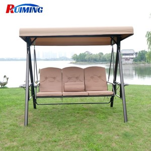 Silla Columpio para Interiores y Exteriores con Toldo, para Patio, 2 o 3 Plazas, <span class=keywords><strong>Reclinable</strong></span>, <span class=keywords><strong>Hamaca</strong></span> Colgante, para Jardín - Product Image 1