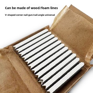 Cornice <span class=keywords><strong>a</strong></span> <span class=keywords><strong>punto</strong></span> <span class=keywords><strong>croce</strong></span> <span class=keywords><strong>a</strong></span> forma di V chiodi angolari in schiuma di acciaio colla foto cornice comune macchina per unghie - Product Image 3