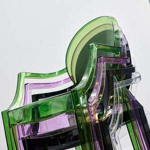 <span class=keywords><strong>Chaise</strong></span> de salle à manger à bras de style moderne du milieu du siècle, <span class=keywords><strong>chaise</strong></span> transparente en acrylique cristal, <span class=keywords><strong>chaise</strong></span> fantôme en plastique transparent pour événements de mariage, vente en gros - Product Image 3