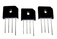 Redresseur en pont professionnel KBU1010 10A 1000V, diodes à branchement direct pour courant rectifié directeur moyen