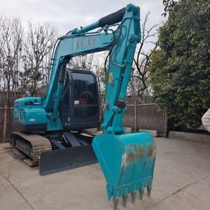 Excavadora usada Kobelco SK75 en stock de segunda mano Kobelco SK75 SK60 SK55 SK70 Miniexcavadora Precio bajo a la venta - Product Image 6