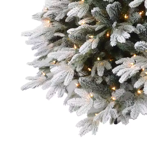 Cây thông Noel nhân tạo cao cấp có đèn, phủ tuyết giả, cây thông thông nhân tạo có đèn LED trang trí Giáng sinh - Product Image 3