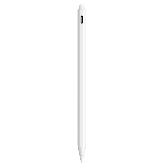 Universal Capacitive Pen Rechargeable Active Stylus Pen Dual Touch Screen Compatible with Touchscreens Phones for Ipad Android