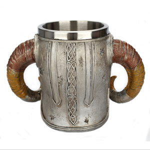 Tasses à café fantaisie en métal avec motif fantôme <span class=keywords><strong>3D</strong></span> en relief, cadeau créatif d'Halloween, tasses à logo en forme de crâne - Product Image 3