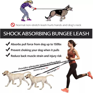 Walking Hands Free <b>Dog</b> Leash for Medium and Large <b>Dogs</b>, waist <b>dog</b> leads - Product Image 2