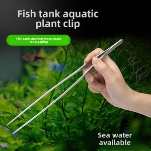 Jeneca 40cm-80cm Eco-friendly Aquarium Water Tongs com clipes destacáveis e clipes de plantas, adequado para aquários e aquários - Product Image 6