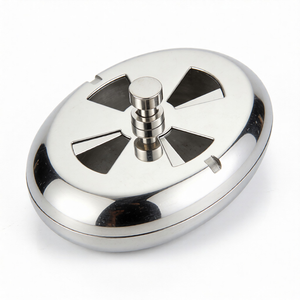 Cenicero de Acero Inoxidable de Alta Calidad, Sellado, Giratorio, Resistente al Viento, con Mecanizado CNC de Guangdong para Pedidos OEM - Product Image 2