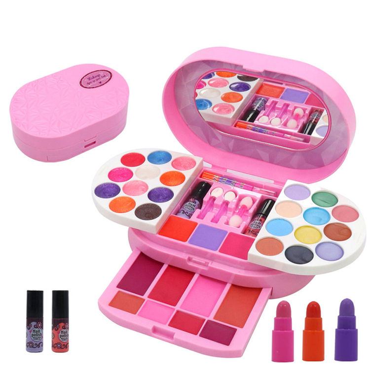 2022, трендовая косметика, красивый макияж для маленьких девочек, компактный набор игрушек для детей, подарок