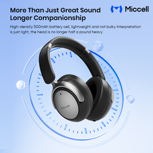 Auriculares Inalámbricos ANC con Bluetooth 5.3, 25dB ANC+ENC, Modo Dual y Diseño Ligero para Oficina, Viajes, Estudio y Uso Diario - Product Image 4