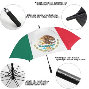 Premium Big Size 68 Inch Straight Pongee Golf <b>Umbrella</b> with Semi-<b>Automatic</b> Opening and Logo for Golfing Outdoor - Product Image 5