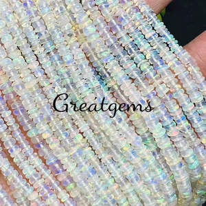 Venta caliente Natural Rajasthan Opal Beads Collar unisex de 18 pulgadas de alta calidad para aniversario y boda - Product Image 1