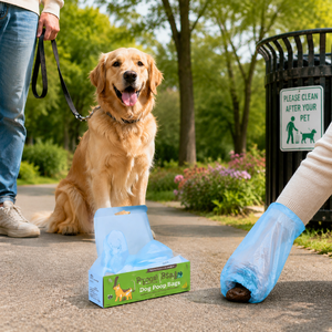 Custom Manufacturer GRS Material Option Dog Poop <b>Bags</b> Unscented Durable for Pet Store Retail Custom Packaging - Product Image 4