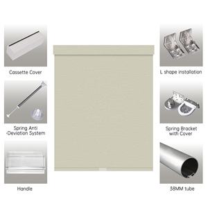 Persianas Enrollables Personalizadas con Bloqueo de Luz, Inalámbricas, para Interiores y Exteriores, de Oficina, con Función Dí<span class=keywords><strong>a</strong></span>/Noche - Product Image 2