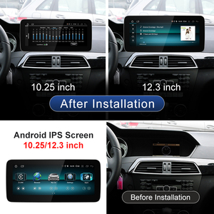 Lecteur multimédia automobile CNSTWE Qualcomm 665 12,3 pouces Android 14, compatible avec la lecture sans fil sur Mercedes-Benz Classe C W204 - Product Image 3