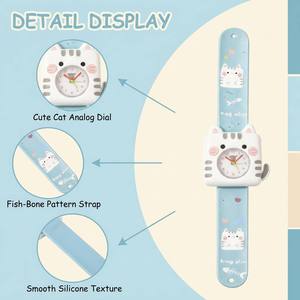 Orologio da Polso in Silicone PVC 3D a Forma di Coniglio, Regalo per Bambini - Product Image 4