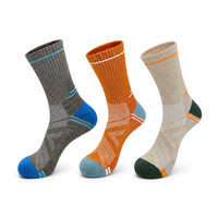 Chaussettes de randonnée en laine mérinos personnalisées, chaussettes de trekking rembourrées, chaussettes de trail d'hiver pour unisexe, offre OEM |   Chaussettes de randonnée en laine mérinos