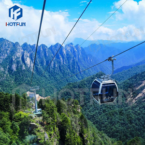 Hotfun-Teleférico aéreo para exteriores e interiores, teleférico con telesilla de estación central para Resorts, directo del fabricante - Product Image 2