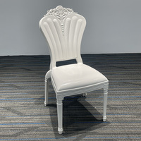 Chaises de banquet d'hôtel en plastique PP blanc, prix d'usine en gros, pour la décoration d'événements et de mariages