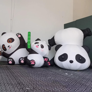 Serie de Pandas Inflables de Dibujos Animados, Mascota de Panda Inflable Gigante Personalizada para Publicidad Exterior y Decoración de Centros Comerciales - Product Image 5