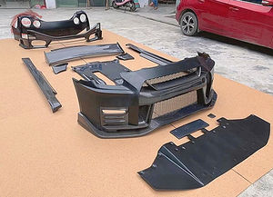 Parachoques delantero de fibra de carbono de segunda generación estilo Nismo, parachoques trasero, alerón trasero para <span class=keywords><strong>Nissan</strong></span> <span class=keywords><strong>GTR</strong></span> R35 - Product Image 3