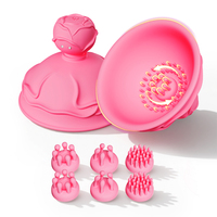 Masseur mammaire Rose, puissant stimulateur de mamelons, machine sans fil à vibrations rotatives pour femmes, jouets sexuels pour adultes