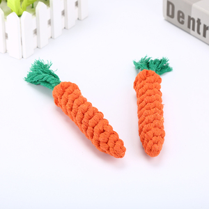 Kangdarpet Cartoon Carrot-Shaped Extra Large Pet Chew Toy | Vegetable Series Interactive Educational Knot Toy for <b>Dogs</b> | Teeth - Product Image 3