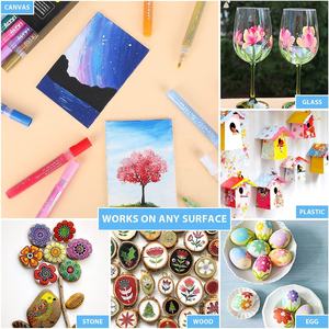 ปากกาสีอะคริลิค <span class=keywords><strong>Flysea</strong></span> สำหรับระบายสีบนหิน ผ้าใบ กระดาษ และไม้ - Product Image 6