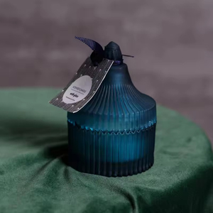 Pots de bougie en cire de soja en verre à double paroi de luxe de haute qualité récipient <span class=keywords><strong>vide</strong></span> avec couvercle pour Noël pour la fabrication de bougies parfumées - Product Image 4