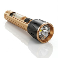 Nouvelle lampe de travail latérale COB, lampe torche rechargeable à zoom haute luminosité pour le camping et la randonnée