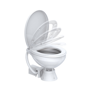 Inodoro Marino Eléctrico Horizontal Seaflo 12V 24V con Taza de Cerámica y <span class=keywords><strong>Asiento</strong></span> de Cierre Suave, Ahorro de Agua - Product Image 2