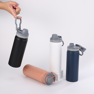 Cross-border Hot Sale 304 Stainless Steel Vacuum <b>Insulated</b> <b>Cup</b> Handle Portable Sports Water Business Gift Customizable Wholesale - Product Image 1
