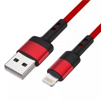 Kabel Data USB Pengisian Cepat Kepang untuk Ponsel iPhone Standar USB C Nylon 2.0usb, untuk iPhone 10-50pcs dalam Kantong Opp Foil