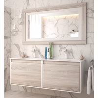 Armoires de salle de bain ensemble de vanité armoire de 30 pouces avec évier dessus de vanité de salle de bain avec évier