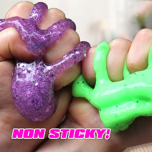 รองรับ OEM/ODM พร้อมโลโก้ ของเล่นเสริมพัฒนาการตามมาตรฐาน STEM/ISO/CE/ASTM ดินน้ำมันนุ่ม ไม่เหนียวเหนอะหนะ ชุดสไลม์กลิตเตอร์กาแล็กซี่สำหรับเด็ก - Product Image 4