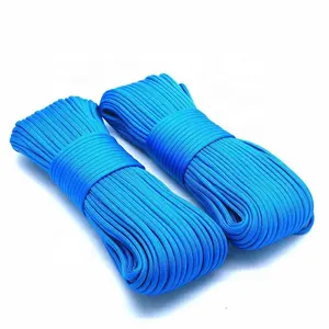 OEM sống sót 30 m 50 m 100 m 550 lbs loại 7 sợi lõi 32 sợi nylon bện dây nylon dây 550 dây