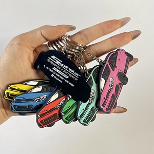 Best Seller morbido PVC Silicone gomma moto calcio Hello Kitty portachiavi - Product Image 1