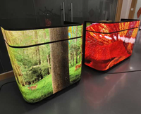 Pantalla LED Flexible para Mostrador de DJ P1.8 P2.5, Panel LED Comercial para Centro Comercial, Pantalla LED de Mesa