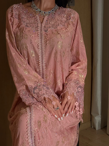 Robe musulmane pour femme LEDUO, nouvelle mode, dentelle personnalisée, col rond, manches amples, abaya ouverte - Product Image 2