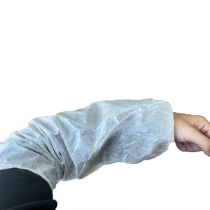 Dùng một lần oversleeve thoáng khí dùng một lần không dệt nhựa PP + PE trắng oversleeve - Product Image 5