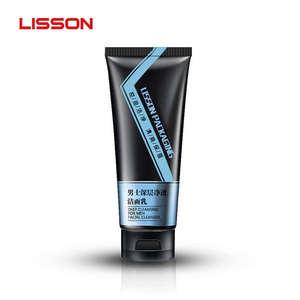 カスタムロゴ入り空化粧品チューブ ブラック メンズ洗顔クリーム 100ML チューブ包装 洗顔料用 - Product Image 3