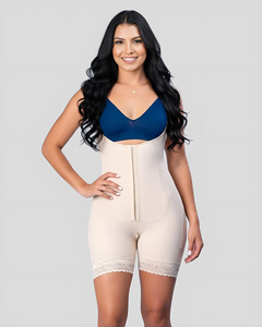 Gaine amincissante pour femme, taille haute, entrejambe ouvert, fermeture éclair, post-opératoire, compression, <span class=keywords><strong>liposuccion</strong></span> - Product Image 3
