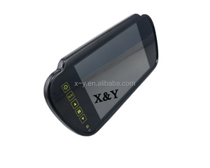 2-Channel <strong>Video</strong> <strong>Input</strong> 7\&quot; LCD Car Rear View <strong>Mirror</strong> <strong>Monitor</strong> with RCA/4-PIN Connector TFT Screen Type for Roof Placement - Product Image 2