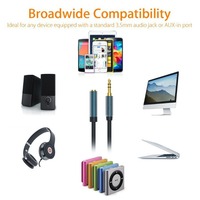 Pour UGREEN 4 pôles TRRS 3.5mm câble Aux 4 conducteurs auxiliaire mâle à mâle prise Audio stéréo PVC HiFi Support pour haut-parleurs tressés