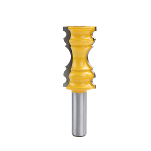 Fraise à couronne en acier rapide 45HRC avec queue de 1/2 pouce pour le moulage de lignes de taille et la menuiserie - Product Image 1
