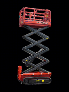 Mini-élévateur à ciseaux hydraulique électrique autopropulsé avec moteur, capacité de charge élevée 200 kg-2000 kg, hauteur de levage maximale 4 m-20 m - Product Image 1